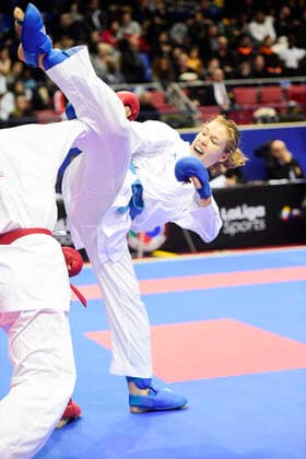 Charlotte Grimm (Ger) +68kg KARATE : Open de Paris 2020 - Karate - 25 01 2020 JBAutissier Panoramic 