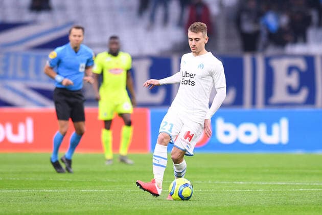 21 VALENTIN RONGIER (OM) FOOTBALL : Marseille vs Angers - Ligue 1 Conforama - 25 01 2020 FEP Panoramic 