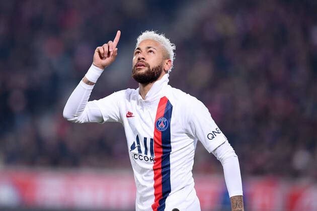 Bilder des Jahres 2020, Sport 01 Januar Sport Themen der Woche KW04 Fußball, OSC Lille - Paris St. Germain JOIE - 10 NEYMAR JR (PSG) - HOMMAGE A KOBE BRYANT FOOTBALL : Lille vs Paris SG - Ligue 1 Conforama - 26 01 2020 FEP Panoramic 