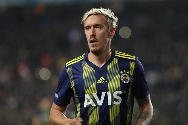 Max Kruse of Fenerbahce during the Turkish Super league football match between Fenerbahce and Basaksehir at Ulker Stadium in Istanbul , Turkey on January 25 , 2020. 