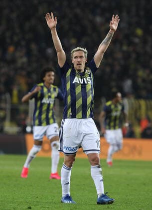 Max Kruse of Fenerbahce during the Turkish Super league football match between Fenerbahce and Basaksehir at Ulker Stadium in Istanbul , Turkey on January 25 , 2020. 