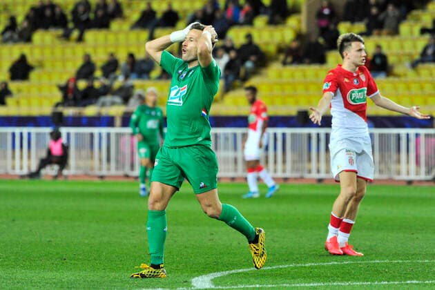 Mathieu Debuchy (AS Saint Etienne) - deception FOOTBALL : AS Monaco vs AS Saint Etienne - Coupe de France - Monaco - 28 01 2020 NorbertScanella PanoramiC 