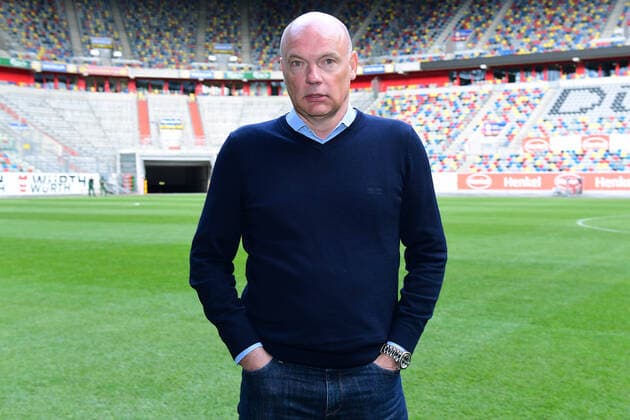 Fußball 1. Bundesliga Vorstellung von Uwe Rösler am 29.01.2020 in der Merkur Spiel-Arena in Düsseldorf Uwe Rösler ( Cheftrainer Düsseldorf ) DFL regulations prohibit any use of photographs as image sequences and or quasi-video.