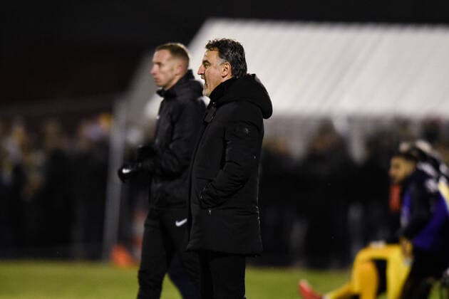 Christophe Galtier ( entraineur LOSC ) - FOOTBALL : SAS Epinal vs Lille OSC - Coupe de France - Epinal - 29 01 2020 FedericoPestellini Panoramic 