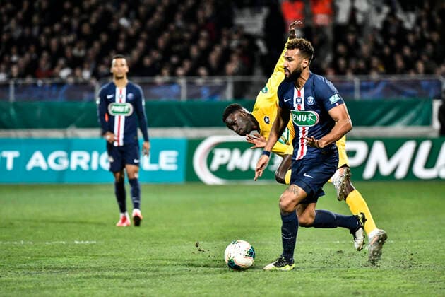 Eric Choupo Moting (psg) FOOTBALL : Pau vs PSG - 8eme de Finale Coupe de France - Pau - 29 01 2020 ThierryBreton Panoramic 