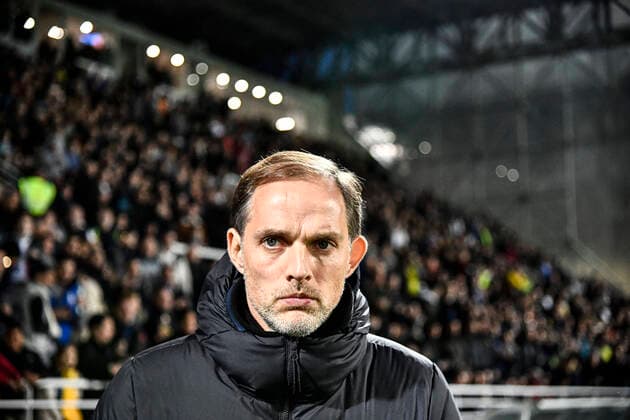 Thomas Tuchel (psg) FOOTBALL : Pau vs PSG - 8eme de Finale Coupe de France - Pau - 29 01 2020 ThierryBreton Panoramic 