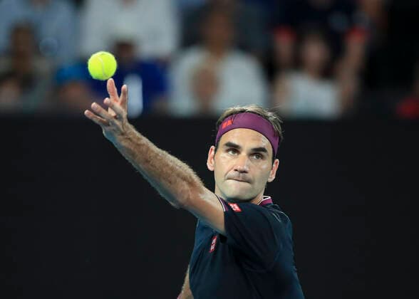 Roger Federer (SUI) Tennis - Australian Open 2017 - Grand Slam ATP, Tennis Herren WTA, Tennis Damen - Melbourne Park - Melbourne - Victoria - Australia - 30 January 2020. *** Roger Federer SUI Tennis Australian Open 2017 Grand Slam ATP WTA Melbourne Park Melbourne Victoria Australia 30 January 2020 Copyright: xJuergenxHasenkopfx