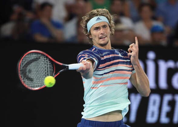 Alexander Zverev (GER) Tennis - Australian Open 2020 - Grand Slam ATP, Tennis Herren WTA, Tennis Damen - Melbourne Park - Melbourne - Victoria - Australia - 31 January 2020. Copyright: xJuergenxHasenkopfx