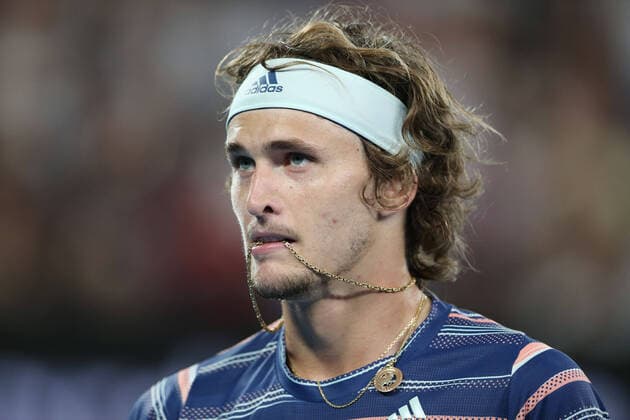 Alexander Zverev, GER, during semifinals of 2020 Australian Open in Melbourne, 31 01 2020; -
