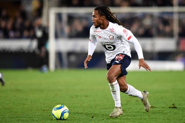 Renato Sanches ( 18 - LOSC ) - FOOTBALL : RC Strasbourg Alsace vs Lille OSC - Ligue 1 - Strasbourg - 01 02 2020 FedericoPestellini Panoramic 