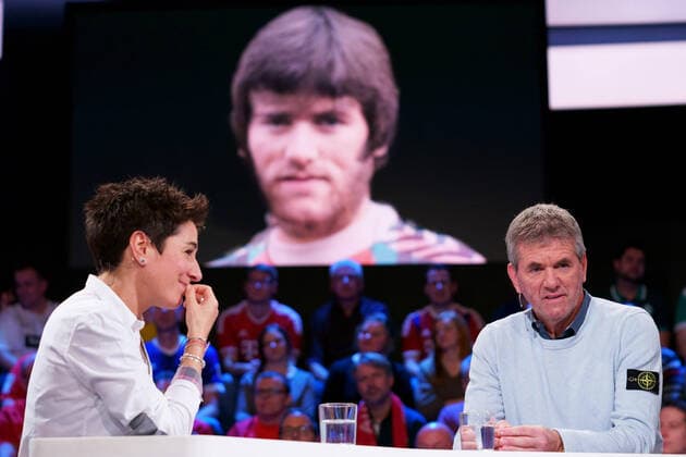 Sport Bilder des Tages DUNJA HAYALI, FRIEDHELM FUNKEL DAS AKTUELLE SPORTSTUDIO ZDF MAINZ 