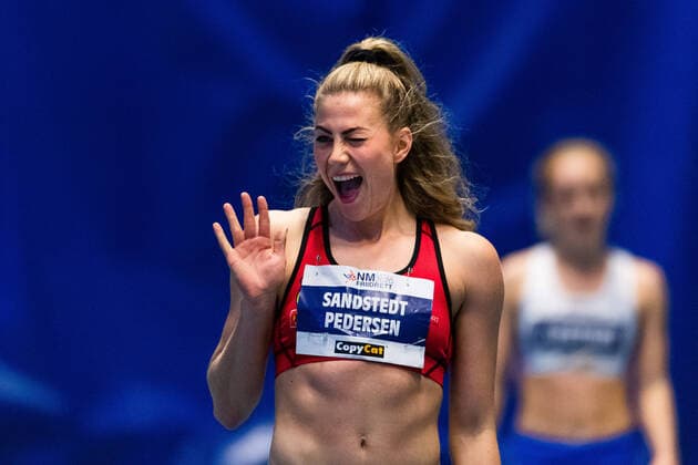 2020 Bilder des Jahres, Sport 02 Februar Sport Themen der Woche KW05 Sport Bilder des Tages 200202 Isabelle Pedersen of Norway ahead of the women?s 60 meter hurdles qualification during the Norwegian Athletics Indoor Championships on February 2, 2020 in Baerum. Photo: Vegard Wivestad Grott BILDBYRAN kod VG 170473 bbeng athletics friidrett friidrott nm norgesmesterskap innendors nm inne innendors nm 2020 norwegian indoor athletics championship norge norway Dam Damer Women Kval Kvalifisering Qualification *** 200202 Isabelle Pedersen of Norway ahead of the womens 60 meter hurdles qualification during the Norwegian Athletics Indoor Championships on February 2, 2020 in Baerum Photo Vegard Wivestad Grott BILDBYRAN code VG 170473 bbeng athletics athletics athletics indoor indoor indoors nm indoor indoors 2020 indoors athletics championship norway norway Women Ladies Women Qualification Qualification Qualification,  Copyright: VEGARDxWIVESTADxGRoTT BB200202VG001
