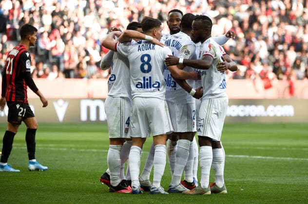 JOIE - 27 MAXWEL CORNET (OL) FOOTBALL : Nice vs Lyon - Ligue 1 Conforama - 02 02 2020 FEP Panoramic 