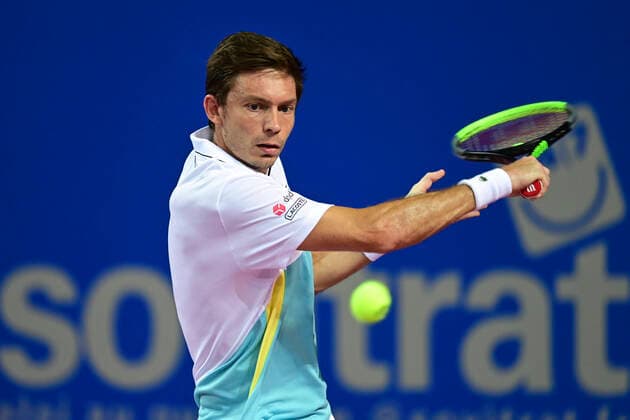 Nicolas Mahut (Fra) TENNIS : Open Sud de France 2020 - Montpellier - 03 02 2020 JBAutissier Panoramic 