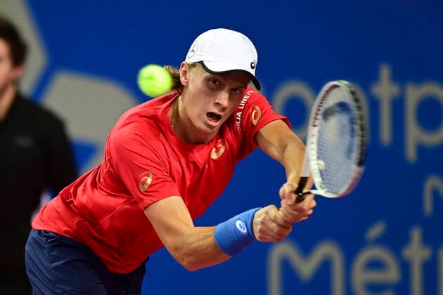 Emil Ruusuvuori (Fin) TENNIS : Open Sud de France 2020 - Montpellier - 03 02 2020 JBAutissier Panoramic 