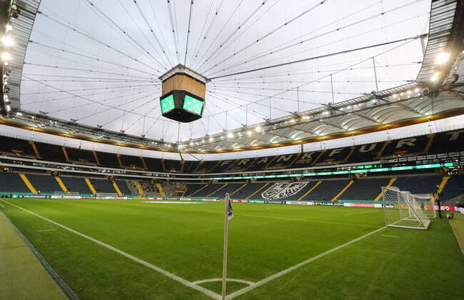 Frankfurt - RB Leipzig Fussball 1.Bundesliga Frankfurt M., 04.02.2020, Commerzbank-Arena, Fussball, DFB Pokal, Achtelfinale, SG Eintracht Frankfurt vs. RB Leipzig , Im Bild: Stadionübersicht. , DFB Êregulations prohibit any use of photographs as image sequences and or quasi-video. ,