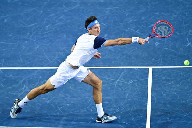 Sergiy Stakhovsky (Ukr) TENNIS : Open Sud de France 2020 - Montpellier - 04 02 2020 JBAutissier Panoramic 