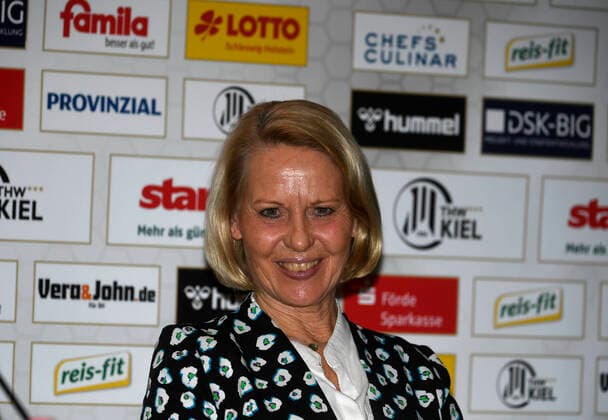 THW-Geschäftsführerin Sabine Holdorf-Schust, Bilanzpressekonferenz, THW Kiel, Handball, Männer, Bundesliga, Liqui-Moly-HBL, 05.02.20 Kiel Sparkassen Arena Schleswig-Holstein Germany