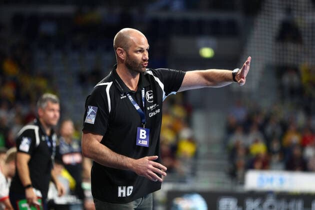 Heiko Grimm (Trainer MT Melsungen) an der Seitenlinie, Rhein Neckar Loewen vs MT Melsungen, LIQUI MOLY Handball Bundesliga, 06.02.2020 Foto Eibner Rhein Neckar Loewen vs MT Melsungen, LIQUI MOLY Handball Bundesliga, 06.02.2020 Mannheim Copyright: xNeisx Eibner-Pressefotox EP_ans