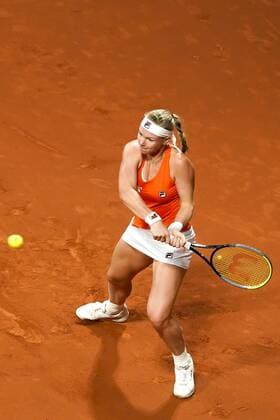 07-02-2020 TENNIS: FED CUP: NEDERLAND-WIT RUSLAND: DEN HAAG Kiki Bertens NED during Fed Cup Netherlands- Belarus on February, 7 2020 in Den Haag Netherlands. Photo by SCS Sander Chamid Fed cup Netherlands-Belarus xVIxANPxSportx xSoenarxChamidxsportfotografiexIVx 405880529