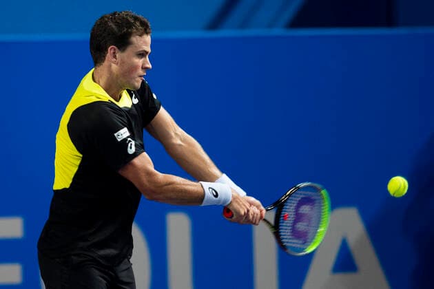 Vasek Pospisil (Can) TENNIS : Open Sud de France 2020 - Montpellier - 07 02 2020 JBAutissier Panoramic 