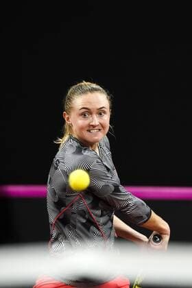 Sport Bilder des Tages 07-02-2020 TENNIS: FED CUP: NEDERLAND-WIT RUSLAND: DEN HAAG Aliaksandra Sasnovich BLR during Fed Cup Netherlands- Belarus on February, 7 2020 in Den Haag Netherlands. Photo by SCS Sander Chamid Fed cup Netherlands-Belarus xVIxANPxSportx xSoenarxChamidxsportfotografiexIVx 405898911