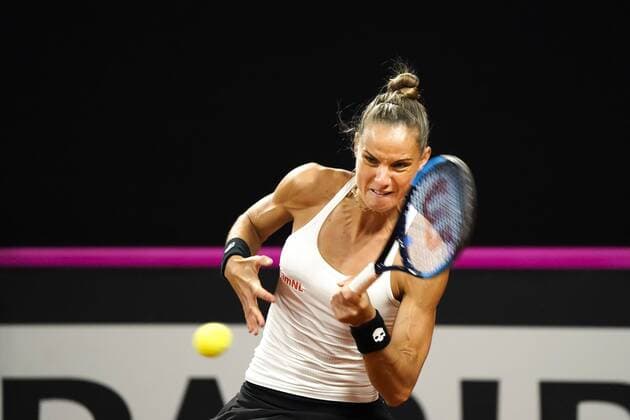 07-02-2020 TENNIS: FED CUP: NEDERLAND-WIT RUSLAND: DEN HAAG Arantxa Rus NED during Fed Cup Netherlands- Belarus on February, 7 2020 in Den Haag Netherlands. Photo by SCS Sander Chamid Fed cup Netherlands-Belarus xVIxANPxSportx xSoenarxChamidxsportfotografiexIVx 405902239