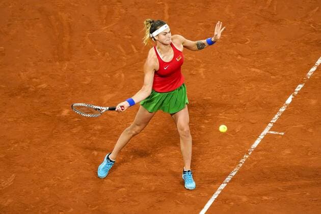07-02-2020 TENNIS: FED CUP: NEDERLAND-WIT RUSLAND: DEN HAAG Aryna Sabalenka BLR during Fed Cup Netherlands- Belarus on February, 7 2020 in Den Haag Netherlands. Photo by SCS Sander Chamid Fed cup Netherlands-Belarus xVIxANPxSportx xSoenarxChamidxsportfotografiexIVx 405902972