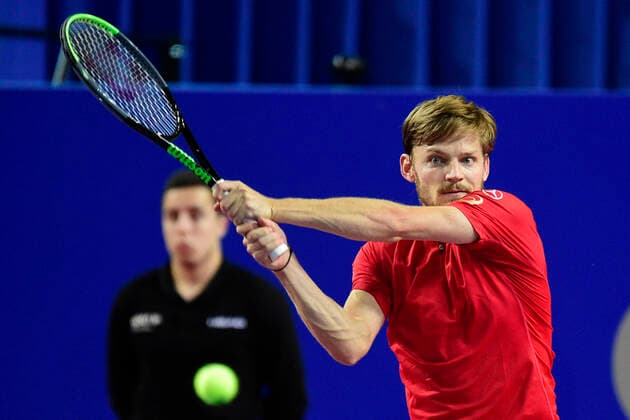 David Goffin (Bel) TENNIS : Open Sud de France 2020 - Montpellier - 07 02 2020 JBAutissier Panoramic 