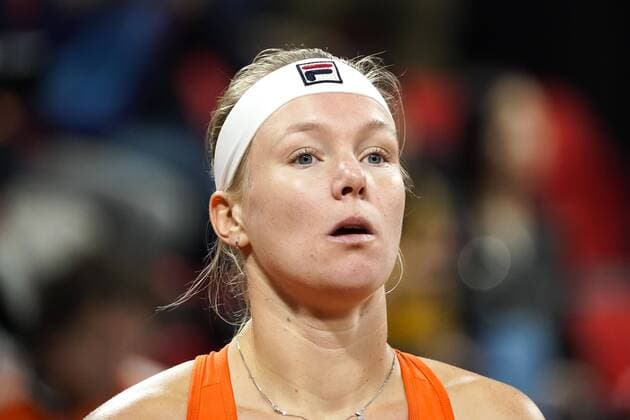 08-02-2020 TENNIS: FED CUP: NEDERLAND-WIT RUSLAND: DEN HAAG Kiki Bertens NED during Fed Cup Netherlands- Belarus on February, 8 2020 in Den Haag Netherlands. Photo by SCS Sander Chamid Fed cup Netherlands-Belarus xVIxANPxSportx xSoenarxChamidxsportfotografiexIVx 405939519