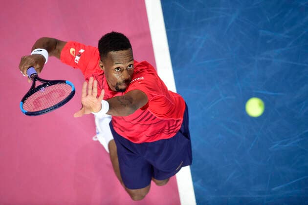 Gael Monfils (Fra) TENNIS : Open Sud de France 2020 - Montpellier - 08 02 2020 JBAutissier Panoramic 