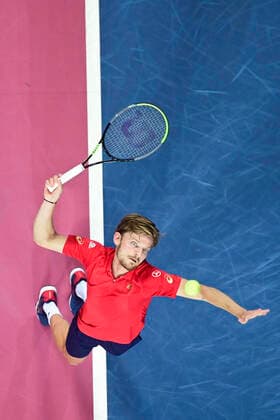 David Goffin (Bel) TENNIS : Open Sud de France 2020 - Montpellier - 08 02 2020 JBAutissier Panoramic 