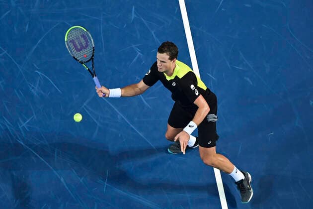 Vasek Pospisil (Can) TENNIS : Open Sud de France 2020 - Montpellier - 08 02 2020 JBAutissier Panoramic 
