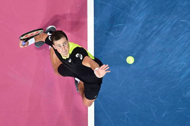 Vasek Pospisil (Can) TENNIS : Open Sud de France 2020 - Montpellier - 08 02 2020 JBAutissier Panoramic 