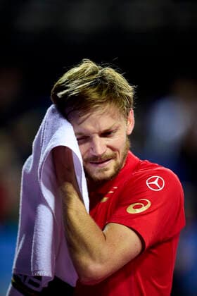 deception de David Goffin (Bel) TENNIS : Open Sud de France 2020 - Montpellier - 08 02 2020 JBAutissier Panoramic 