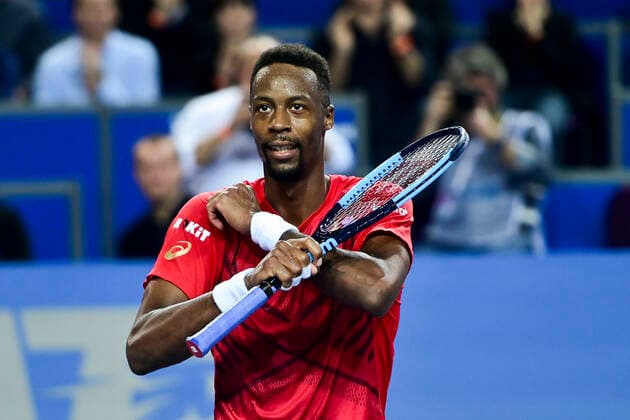 joie de Gael Monfils (Fra) TENNIS : Open Sud de France 2020 - Finale Simple - Montpellier - 09 02 2020 JBAutissier Panoramic 
