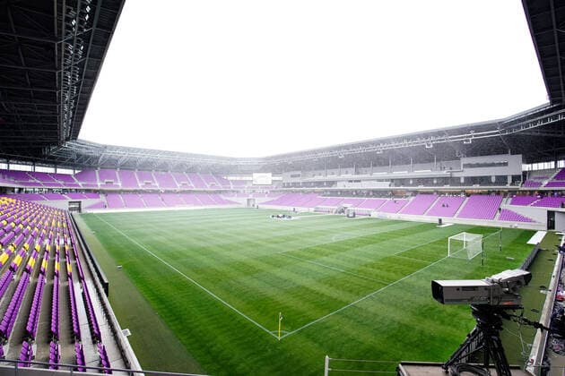 General View of Sanga Stadium by KYOCERA, February 9, 2020 - Football Soccer : 2020 J.League Preseason match between Kyoto Sanga F.C. 2-3 Cerezo Osaka at Sanga Stadium by KYOCERA in Kameoka, Kyoto, Japan. Noxthirdxpartyxsales (121970989)