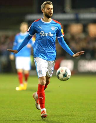 Foto : Stefan THESKER ( Kiel ) Fussball 2. Liga am Mo. 10.02.2020 Holstein Kiel - FC St. Pauli