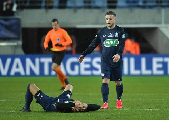 deception de Cuenin Lucas FOOTBALL : Coupe de France 1 4 de Finale Belfort vs Rennes - 11 02 2020 