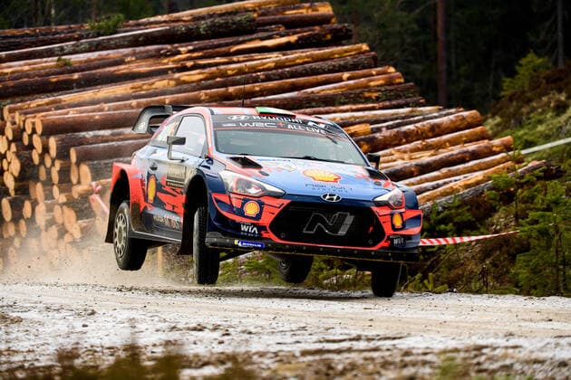 200215 Craig Breen with co-driver Paul Nagle, Hyundai Shell Mobis WRT, Hyundai i20 Coupe WRC, Motorsport Rallye, WM participates in SS6 Finnskogen 2, in Rally Sweden on February 15, 2020 in Grue, Norway. Photo: Fredrik Karlsson BILDBYRAN kod FK Cop 185 motor motorsport svenska rallyt 2019 rally rally sweden bbeng wrc *** 200215 Craig Breen with co driver Paul Nagle, Hyundai Shell Mobis WRT, Hyundai i20 Coupe WRC participates in SS6 Finnskogen 2, in Rally Sweden on February 15, 2020 in Grue, Norway Photo Fredrik Karlsson BILDBYRAN code FK Cop 185 motor motorsport Swedish rally 2019 rally rally sweden bbeng wrc,  Copyright: FREDRIKxKARLSSON BB200215FK008