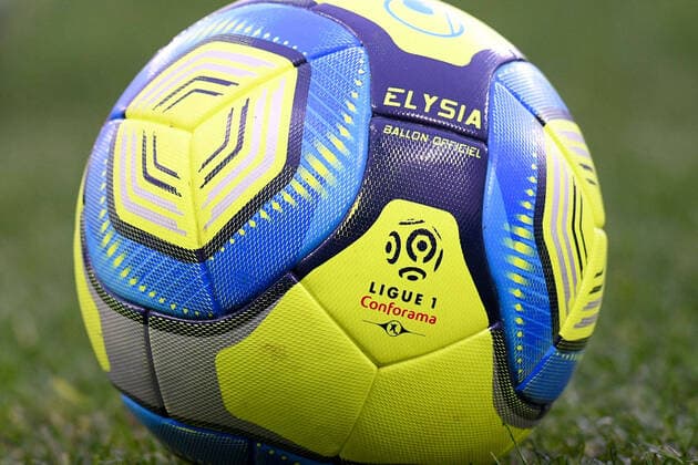 ILLUSTRATION - BALLON - LOGO LFP FOOTBALL : Amiens vs Paris SG - Ligue 1 Conforama - 15 02 2020 FEP Panoramic 