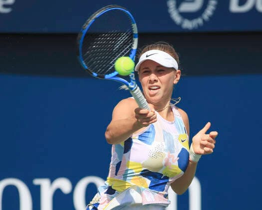 Amanda Anisimova (USA) Tennis - Dubai Tennis Championships 2020 - WTA, Tennis Damen - Dubai Duty Free Tennis Stadium - Dubai - - United Arab Emirates - 17 February 2020. Copyright: xJuergenxHasenkopfx