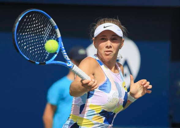 Amanda Anisimova (USA) Tennis - Dubai Tennis Championships 2020 - WTA, Tennis Damen - Dubai Duty Free Tennis Stadium - Dubai - - United Arab Emirates - 17 February 2020. Copyright: xJuergenxHasenkopfx