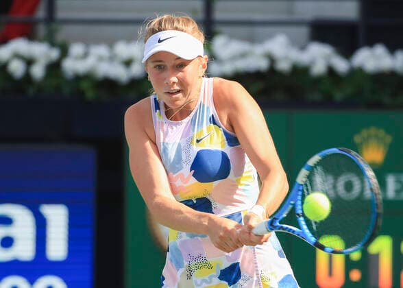 Amanda Anisimova (USA) Tennis - Dubai Tennis Championships 2020 - WTA, Tennis Damen - Dubai Duty Free Tennis Stadium - Dubai - - United Arab Emirates - 17 February 2020. Copyright: xJuergenxHasenkopfx