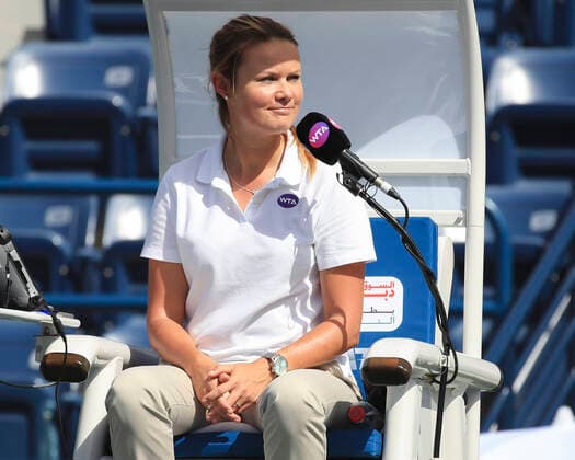 Dubai Tennis Feature, Stuhlschiedsrichter Isabell Seefried (GER) Tennis - Dubai Duty Free Tennis Championships - WTA, Tennis Damen - Dubai Duty Free Tennis Stadium - Dubai - - United Arab Emirates - 17 February 2020. Â Copyright: xJuergenxHasenkopfx