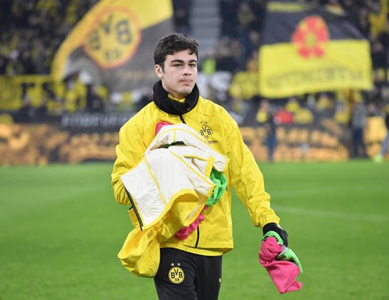 14.02.2020, Fussball GER, Saison 2019 2020, 1. Bundesliga, 22. Spieltag, Borussia Dortmund - Eintracht Frankfurt 4:0, Giovanni Reyna (Borussia Dortmund) Dortmund Nordrhein Westfalen Deutschland