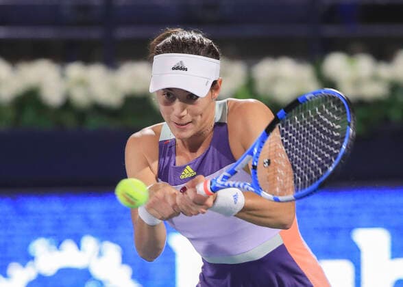 Garbine Muguruza Tennis - Dubai Tennis Championships 2020 - WTA, Tennis Damen - Dubai Duty Free Tennis Stadium - Dubai - - United Arab Emirates - 17 February 2020. Copyright: xJuergenxHasenkopfx
