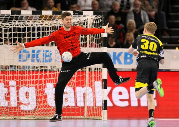 Foto : Torhüter Niklas Landin (Kiel) Handball Herren am 16.02.2020 1. Bundesliga THW Kiel - TVB Stuttgart 35 - 23