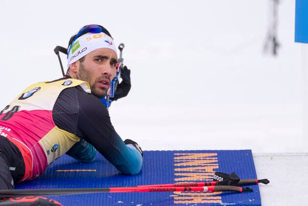 Martin Fourcade FRA Biathlon WM - 20 km der Herren in Antholz, Deutschland am 19.02.2020 *** Martin Fourcade FRA Biathlon World Championships 20 km mens race in Antholz, Germany on 19 02 2020