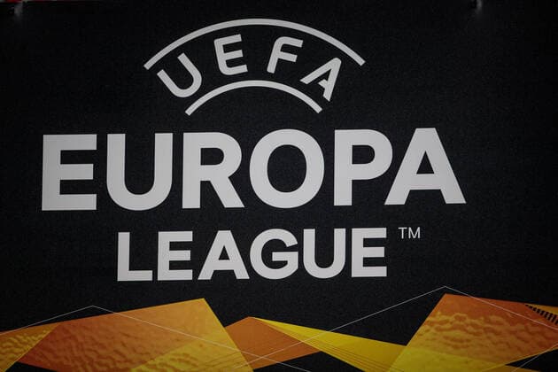 SOCCER - EL, Alkmaar vs LASK ALKMAAR,NETHERLANDS,19.FEB.20 - SOCCER - UEFA Europa League, round of 32, AZ Alkmaar vs Linzer ASK, preview, training LASK. Image shows UEFA Europa League logo. GEPAxpictures xManfredxBinder